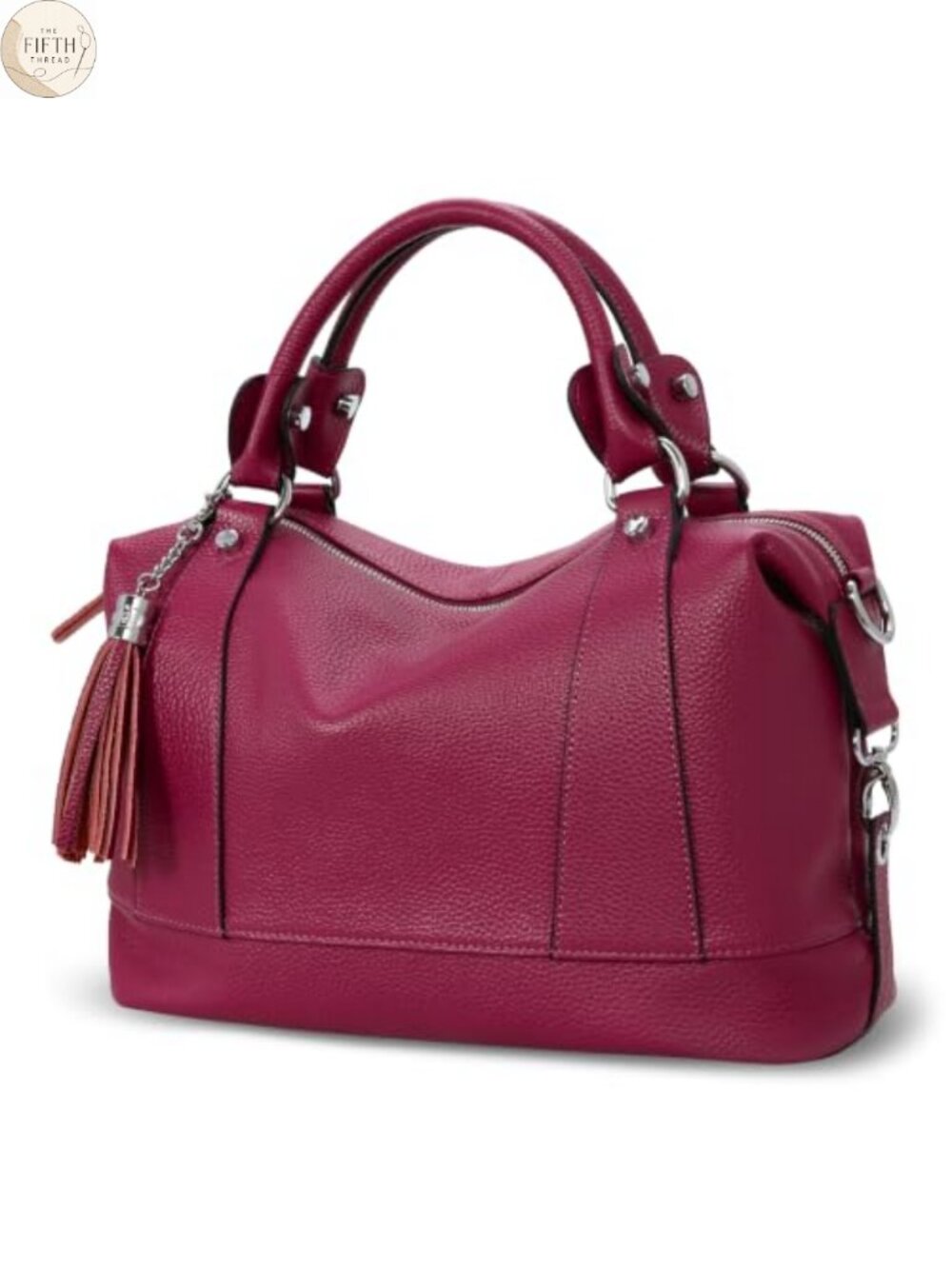 Genuine Leather Satchel Purse for Women Crossbody Shoulder Bag